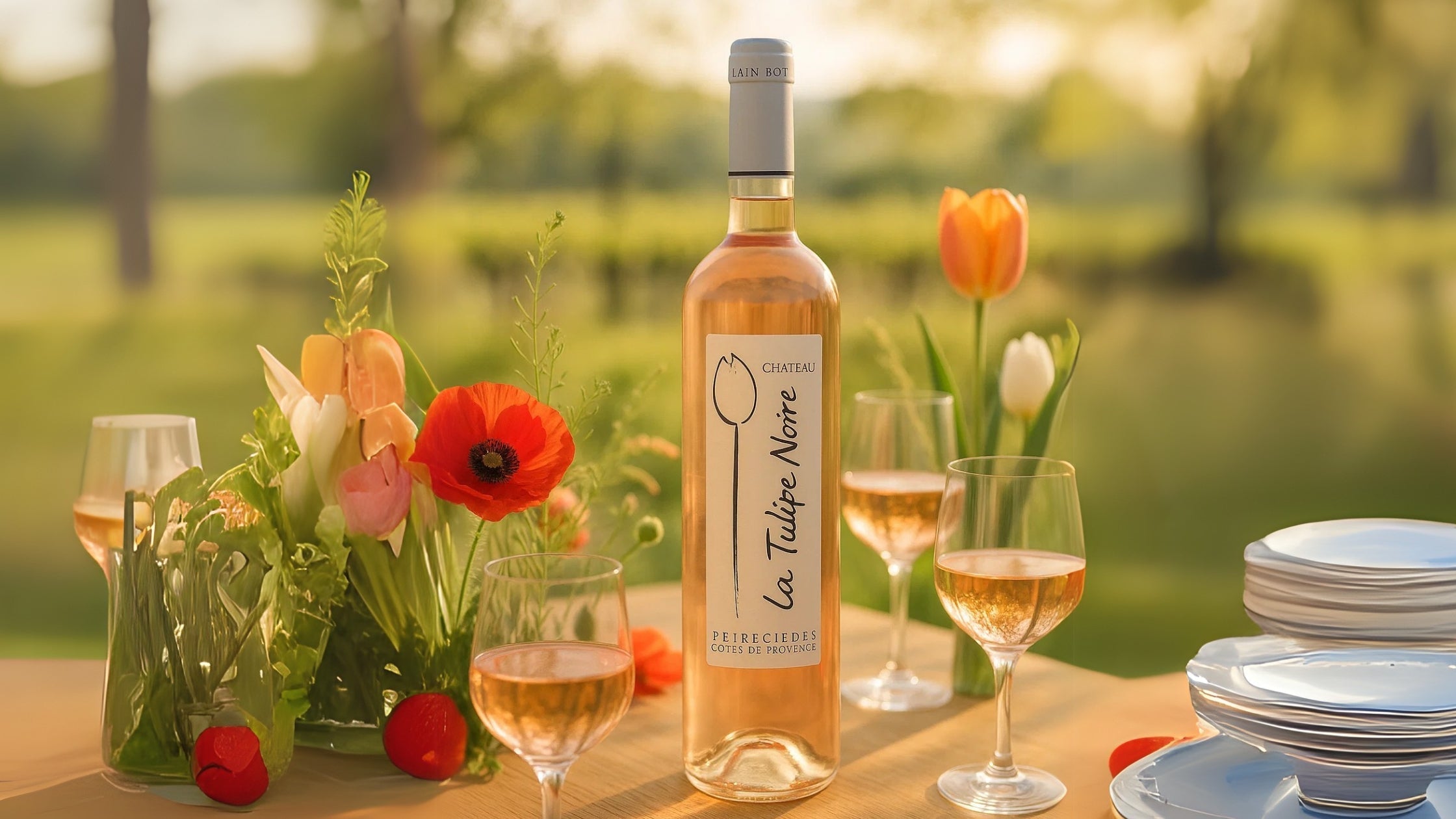 Palme d’or rose pour le Château La Tulipe Noire