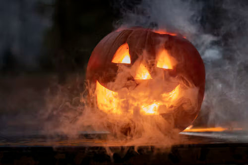 Verres de vin rouge pour une soirée d’Halloween